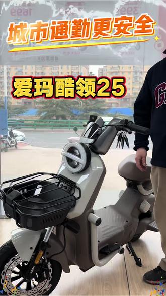 爱玛酷领25碟刹版,带有左右护杠+后泥瓦保险杠。安全感拉满。#爱玛酷领 #爱玛 #莱芜爱玛 #莱芜 #电动车