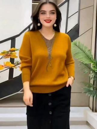 #针织上衣 #时尚穿搭 #减龄穿搭