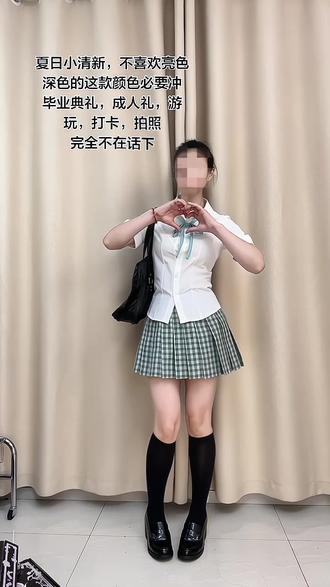 太显瘦了,姐妹们,闭眼冲 #jk#jk套装#测评