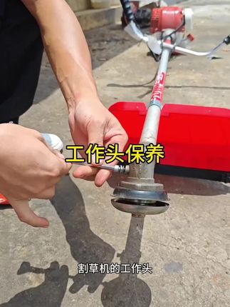 #支持三农扶持三农发展 #割草机的保养#农民好帮手