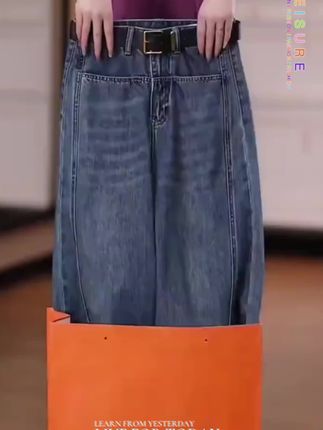 怀旧复古牛仔裤女春秋夏季2025新款高腰弯刀裤香蕉裤阔腿宽松裤子 #时尚穿搭 #新款分享 #香蕉裤 #百搭不挑人 #谁穿谁好看不分年龄段