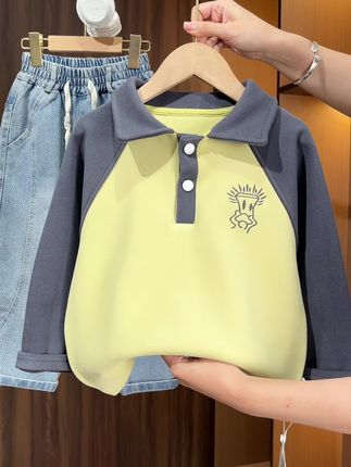 #儿童polo衫 #男童秋季卫衣 #校服内搭神器 #男童卫衣 #儿童秋冬穿搭