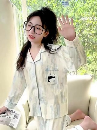 儿童棉质长衣睡衣男童春秋睡衣女童居家服#高品质童装 #儿童居家服 #女童睡衣睡裤 #男童居家服 #睡衣家居服