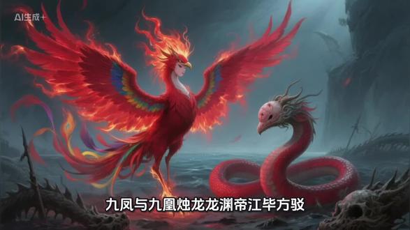 山海经 四大神兽与九凰大战
