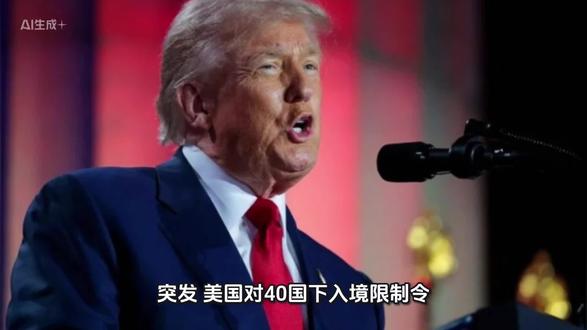 突发!美国政府宣布对40国下入境限制令,两类层级+豁免规则一文读懂
#美国 #特朗普 #限制令
