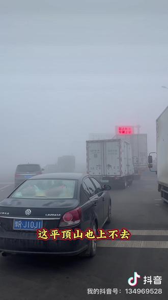 哪哪都是雾,上不去高速#雾天行驶 #安全出行