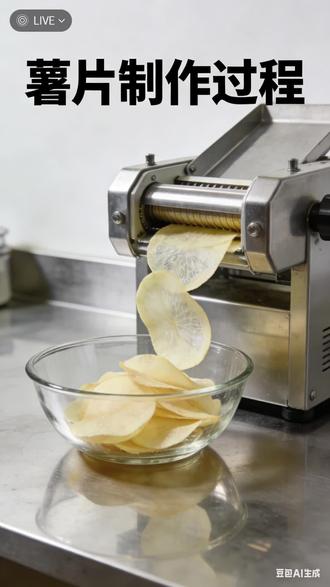 薯片制作过程#一般人不告诉他