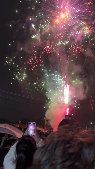 正月二十一迎姥爷🙏🙏🙏大老热走仔会(女儿回娘家)烟花秀🎆