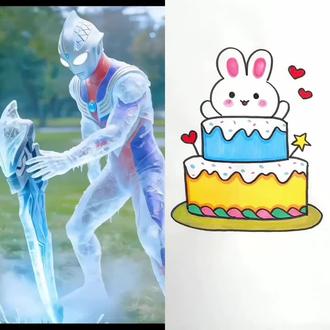 #奥特曼儿童动画片 #简笔画 #抖音小助手 #抖音小助手dou上热门 #抖音小助手我要上热门