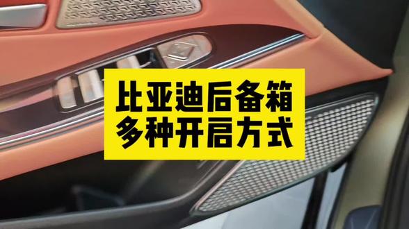 比亚迪电尾门开启方式#汽车冷知识 #比亚迪汉ev