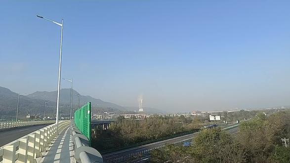 即将年底通车的月河快速干道。