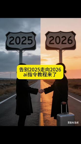 告别2025走向2026视频ai指令教程来了#豆包ai #豆包P图已经nextlevel了 #告别过去 #展望未来 #告别2025 告别过去走向未来ai指令教程