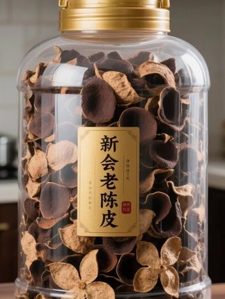 家人们,新会十年老陈皮来啦!开罐就是醇厚陈香混着果甜,味儿超正~深褐带琥珀光,泡开茶汤金黄透亮,喝着从喉咙到胃都润润的,秋冬喝着特舒服。 核心产区好料子,每片都有自然褶皱,看着就踏实。炖肉、煮糖水放几片,香味立马升级,家里人都爱用~真材实料的老味道,刷到的家人快来带回去试试。#陈皮 #新会老陈皮#陈皮泡水#陈皮煲汤