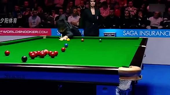 19岁丁俊晖温布利大师赛轰出首杆147,成最年轻满分先生#丁俊晖 #斯诺克 #147满分杆