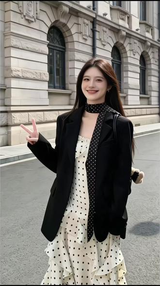 淡人贵气感~“衣越素 人越富”#时尚单品 #西装外套女 #职场通勤穿搭 #甜酷女孩有自己的早春穿搭 #ootd每日穿搭
