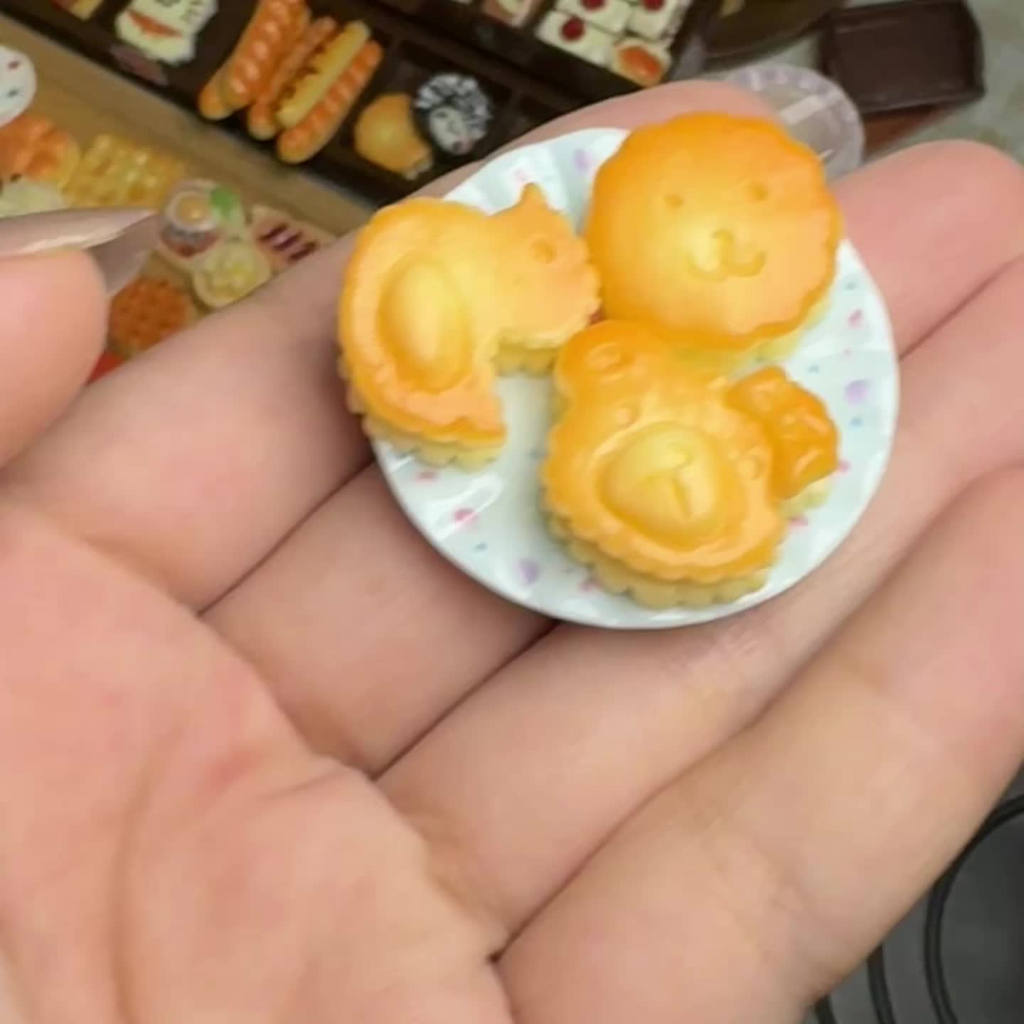 宝宝们今天不开播!休息一天! 明天后天赠品还有台面全部会上新!休息一天等上新宝宝们!#食玩 #微缩食玩 #微缩食玩diy #手工diy