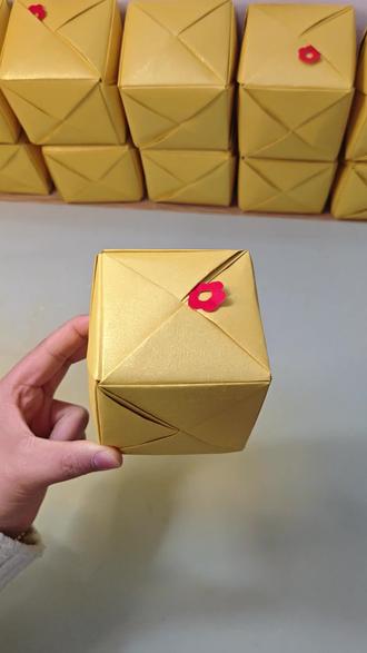 方锭折纸教程#手工折纸 #叠元宝 #民俗文化 #文化传承 #祭祀