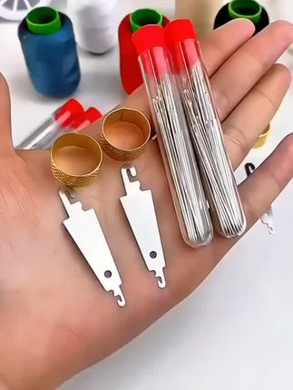 34件套手缝针家用大眼细长传统手工缝衣被子针小针绣花秋冬家 #34件套手缝针  #好物分享  #针线小妙招  #手工diy