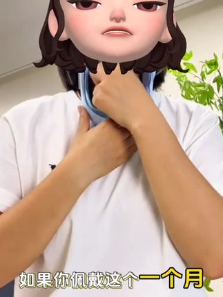 孩子一写作业就低头趴桌的,试试每天坚持戴这个防低头神器,养成正确坐姿的习惯#学习用品 #防低头神器#好物推荐#好物分享