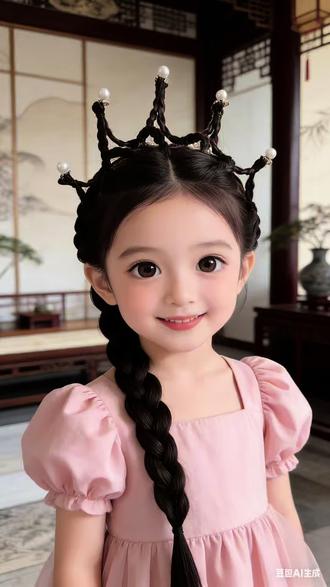 一看就会的公主👸皇冠👑慢教程来啦#编发简单易学 #儿童编发 #扎发教程 #日常儿童编发 #日常编发分享