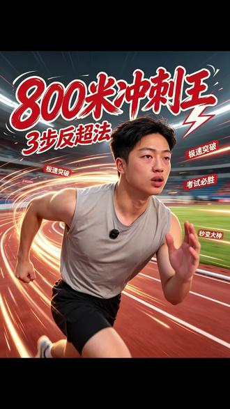 800 米跑步节奏,这样跑轻松拿满分 #800米 #中考体育 #体育生 #田径 #体航家体育