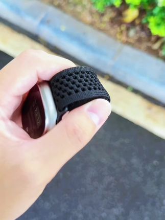 新款洞洞编织表带,磁吸设计,长度方便利调节,退款给果粉 #applewatch #iWatch #iWatch表带 #ultra #新款iwatch