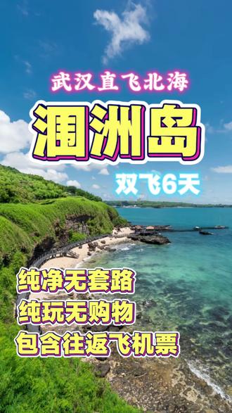 武汉→北海涠洲岛,1-2月暖冬观鲸,春节海岛过大年,邂逅专属海上惊喜!#涠洲岛 #鲸鱼