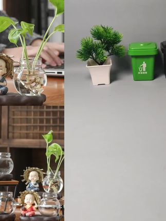 水培花盆花瓶透明玻璃插花花器客厅客厅装饰品客厅家居饰品摆件#厂家直发品质保证 #好物推荐🔥