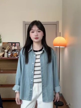果然穿搭的尽头是显瘦啊! #好明媚的春日穿搭 #上班也可以穿搭很洋气 #春天试试彩色的韩系穿搭吧 #显高显瘦显腿长 #短袖t恤@DOU+小助手 @DOU+上热门 @DOU+好生意
