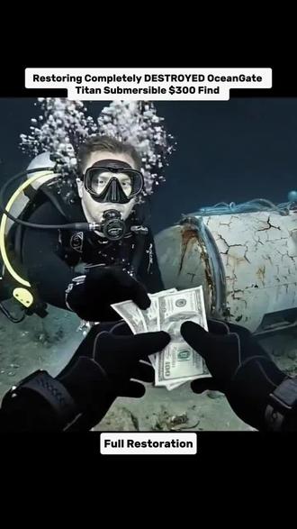 开好剧翻新修复解压视频:完全恢复被摧毁的海洋之门泰坦潜水器300美元交易#翻新修复 #解压视频 #潜艇 #上热门话题6000亿流量 #解压视频一起释放压力