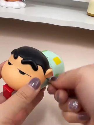 【新生活】小新可爱潮玩爬行摇头小新发条玩具公仔男生女生礼物#蜡笔小新#发条玩具#摆件#爬行玩具#玩个很新的东西