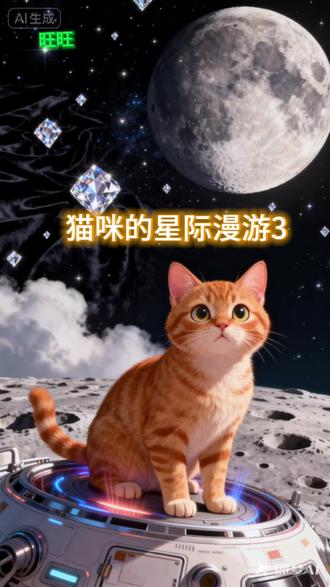 猫咪的星际漫游3 #随时随地标记一下 #猫咪的宇宙之旅 #喵星宇宙