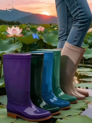 女士成人防水防滑保暖雨鞋 怕冷怕湿脚的姐妹有福啦!#每日分享 #好物推荐#女鞋推荐 #女鞋 # 好鞋推荐 @DOU+上热门 @DOU+小助手
