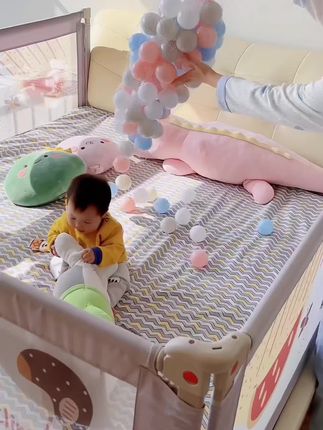 床围栏儿童无缝防护栏宝宝挡板床边防掉床挡婴幼儿升降床护栏加高#母婴好物 #好物推荐🔥 #床围栏 #宝宝好物推荐 #带娃好物