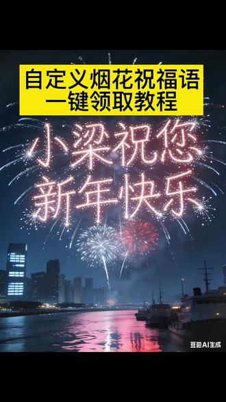 自定义新年祝福视频一键领取教程 #万物皆可烟花show #豆包ai #豆包P图已经nextlevel了#谁还没有自己的专属新年烟花 #新年问候 烟花ai写真生成 烟花ai问候语 烟花对联ai指令 烟花ai背景指令 烟花ai背景照片生成口令 2026年新年祝福ai拍照同款 新年祝愿 2026年元旦祝福语 2026年元旦祝福语视频 小马祝你新年快乐 新年祝愿视频模板 新年祝福视频素材竖屏 新年祝愿视频素材 新年祝福背景视频led大屏幕 新年祝福视频素材文字 新年祝福视频素材绿幕 新年祝福视频文字稿 新年祝愿视频 新年祝愿高清图片 新年祝福视频图文版 烟花ai提示词 烟花ai写真生成 烟花对联ai指令 烟花ai视频提示词 烟花ai文字 烟花祝福ae模板 烟花ai指令 烟花合照ai 烟花问候语 烟花ai视频口令 自定义新年祝福视频教程 ai教程