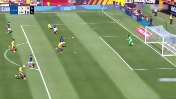 #法国3-1哥伦比亚
杜埃双响!
