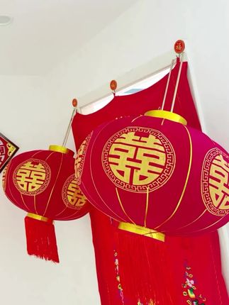喜庆的日子就挂上这个喜庆的#灯笼 #喜庆用品 #节日气氛 #喜庆灯笼