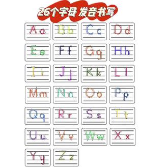 #译林版英语 26个字母发音及书写