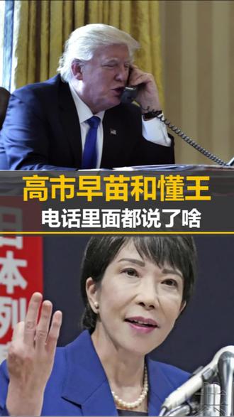 高市早苗和董王,电话里面都说了啥 #高市早苗
