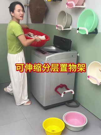 #免打孔壁挂置物架#置物架#卫生间好物 #收纳整理 #自用好物分享