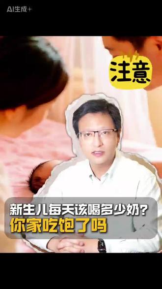 新生儿每天该喝多少奶#生长发育#新生儿 #生长发育科普