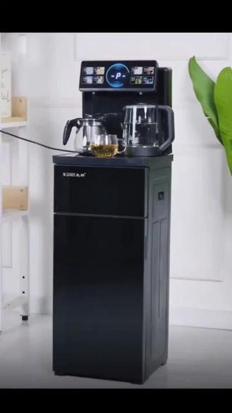 先科智能立式茶吧机家用多功能下置水桶出冷制热饮水
机抽水器