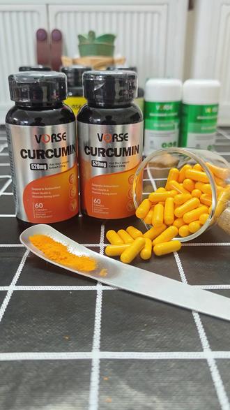 VORSE二代高浓度姜黄素520mg,一粒顶两粒,一瓶吃两月更划算#姜黄素 #vorse #补剂 #健身补剂 #强烈推荐