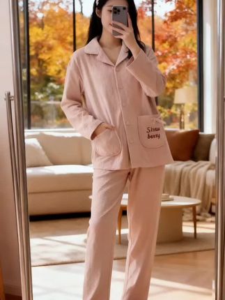 降温啦~公主请换新睡衣~#宅家睡衣秀 #在家也要美美哒 #情侣睡衣 #降温了照顾好自己 #睡衣控