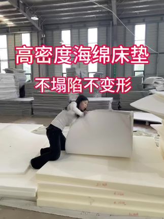 高密度海绵床垫不塌陷不变形材质安全环保#源头实力厂家 #支持定做各种尺寸 #海绵床垫厂家