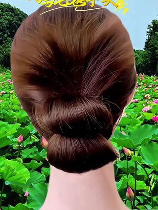 #鸡毛毽子头编发#时尚发饰#编发盘发#发饰#日常编发