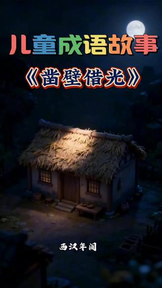 第5集:儿童成语故事《凿壁借光》
#儿童动画 #原创动画 #儿童成语故事 #儿童启蒙 #儿童寓言故事