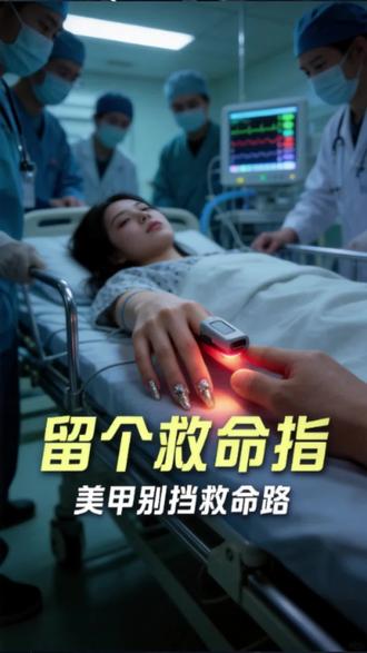 美甲别做满手!留个手指能救命 特别注意:留一根救命指甲!抢救险被耽误!美甲挡光测不出血氧,喊来美甲师救命
#急救 #美甲 #女性安全 #生活提醒
