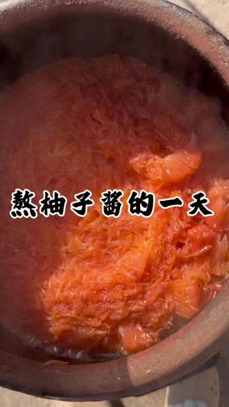 柚子酱的材料不是老师家的哦。是我们自己种的柚子树#养生 #健脾 #生津 #柚子酱 #张玄化