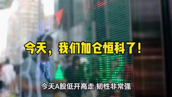 A股低开高走!恒科绝地反转,加仓逻辑复盘#A股分析 #恒生科技 #投资理财 #干货分享 #交易策略
